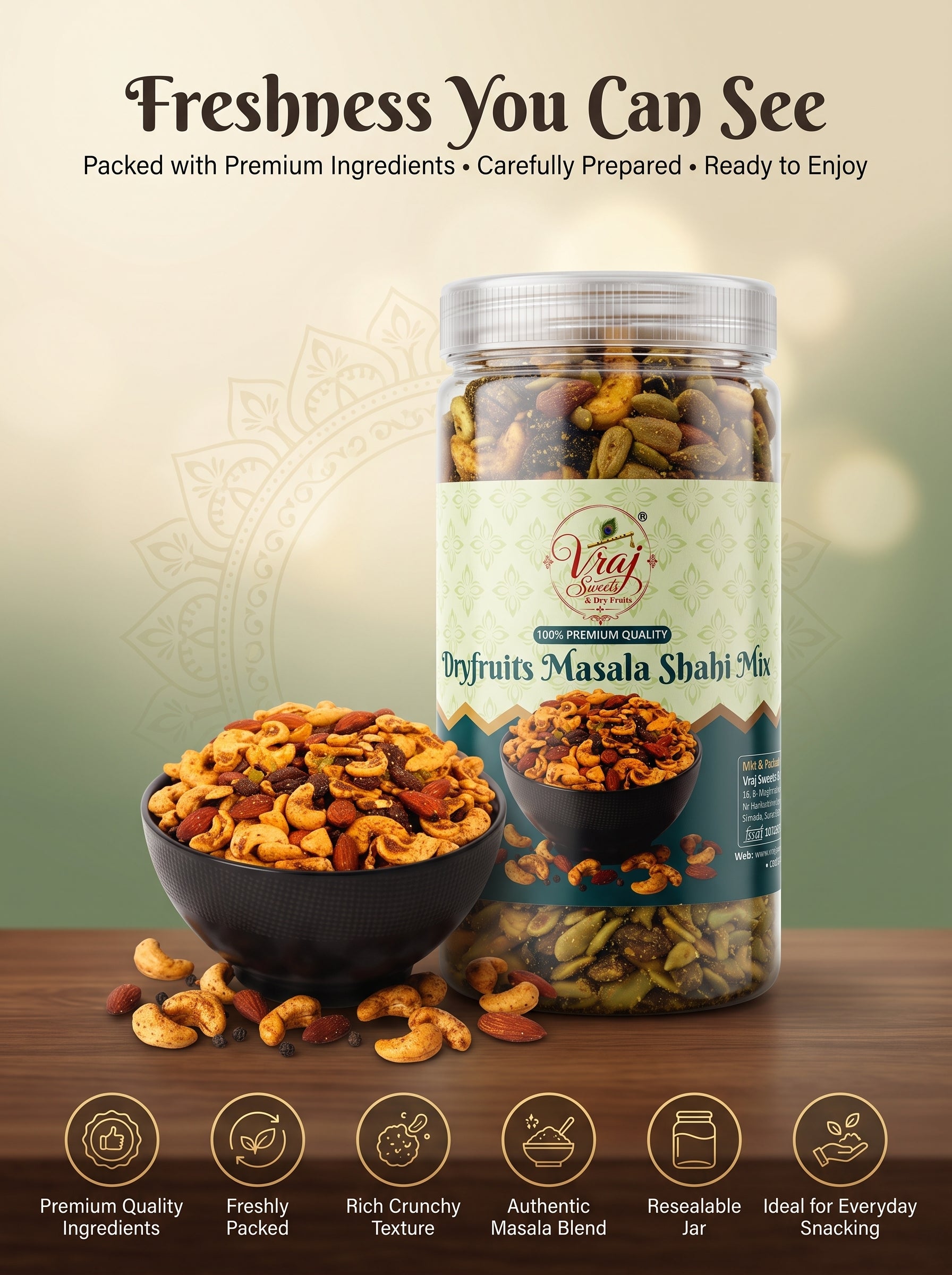 Dryfruits Masala Shahi Mix