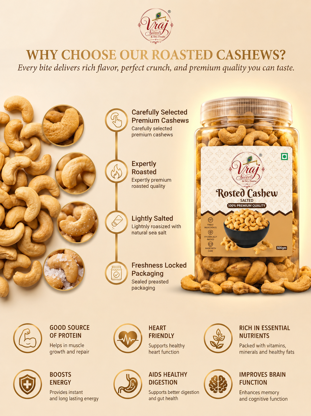 Rosted Cashew Salted